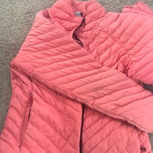 Cruel Girl Vibrant Pink Quilted Puffer Jacket